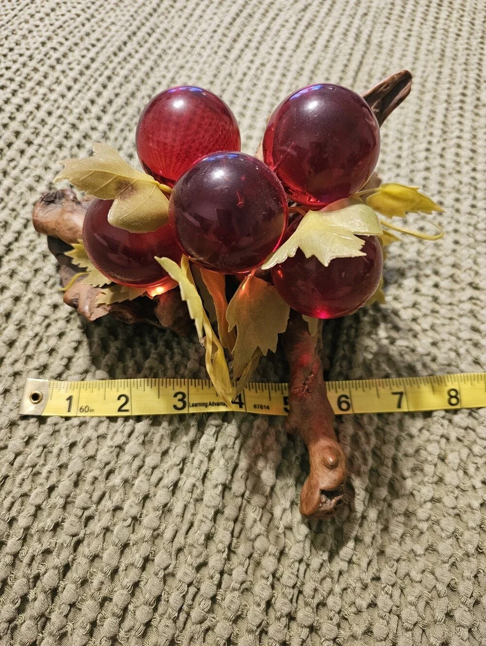 Vintage MCM Red Grape Decor